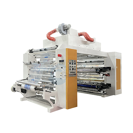 4色服装袋PE膜层叠式柔版印刷机